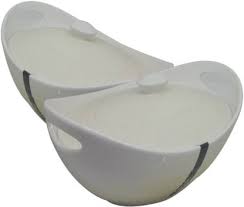 This fruit bowl set is the perfect complement to other bonjour fruitful nectar dinnerware and serveware pieces. Lifemusic White Ceramic Boat Bowl Boat Shaped Ceramic Bowl Fruit Bowl Salad Bowl Soup Bowl In White Set Of 2 Ceramic Bowl Set Ceramic Vegetable Bowl Price In India Buy