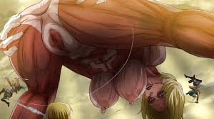 Anne Female Titan Shows her Beautiful Pussy and Big Boobs Attack on Titan  Hentai Anime Uncensored 