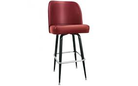 Shop wooden bar stools with high backs to. Burgundy Club Seat Box Frame Classic Swivel Bar Stool Inventory Reduction Sale Serv U Restaurant Equipment Supply