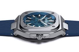 Jw348 bell & ross br0194 rose gold myr 14,800.00. Introducing The New Bell Ross Br 05 Steel Gold And Skeleton Blue Watchlounge