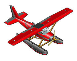 Red Plane Image Plane Image Red Sea Plane Image Large Sea Plane Poster Wall Decor Kids Nursery Room Decor Air Plane Post Plane Wall Art Etsy Art Movement