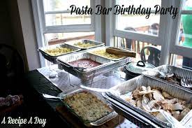The pasta will need to be cooked just before dinner time. Pasta Buffet Menu Ideas Latest Buffet Ideas