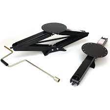 They use a crank handle to rise from the ground to the base of your rv. Lippert 30 In Stabilizer Scissor Jack With 6 000 Lbs Load Capacity With Crank Handle 2 Pack 285344 The Home Depot