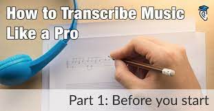 The ability to transcribe music makes it possible to accurately notate sound. How To Transcribe Music Like A Pro Before You Start Musical U