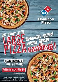 Buy A Large And Get Regular Free Regular Pizza Dominos Pizza Food