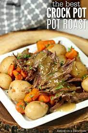 Place roast and vegetables in slow cooker. The Best Crock Pot Roast Recipe That You Can Make Without Seasoning Packets Try This Easy And Delicious Pot Roast Recipes Easy Pot Roast Pot Roast Slow Cooker