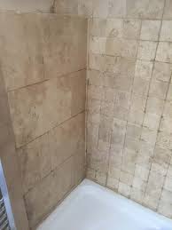 I put travertine tile into my shower over a year ago, grouted it, sealed it all really nicely, etc. Restoring A Travertine Tiled Shower In Abingdon Oxfordshire Stone Cleaning And Polishing Tips For Travertine Floors