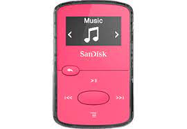 My sandisk clip jam mp3 player won't play certain files, a screen will pop up that will say file format is not supported!. Sandisk Sandisk Clip Jam Mp3 Player 8 Gb Pink Mediamarkt