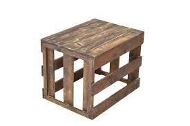 Reclaimed heritage two drawer barn wood coffee table. Crate Coffee Table Rustic Brown Buy Online At Best Price In Uae Amazon Ae