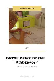 Auf etiketten, umschläge oder papier. Kinderpost Selber Basteln Mamalismus Diy