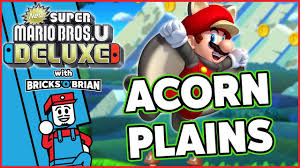 Super mario bros u deluxe coloring pages. Gliding Through The Acorn Plains New Super Mario Bros U Deluxe Youtube