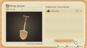 How To Get A Shovel In Animal Crossing New Horizons