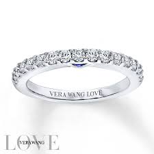 Vera Wang Love 1 2 Carat Tw Diamonds 14k White Gold Band Vera Wang Engagement Rings White Gold Band Vera Wang Ring