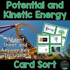 Potential And Kinetic Energy Card Sort With Images Kinetic Energy Sorting Cards Interactive Science Notebook