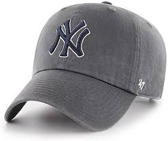 47 Brand Mlb New York Yankees Clean Up Cap Charcoal Gray In 2020 Hats For Men New York Yankees Yankees