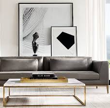 Rh Modern 39 S Nicholas Marble Square Coffee Table Pairing Marble Amp 39 S Marble Coffee Table Living Room Marble Tables Living Room Living Room Coffee Table