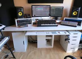 Studio Desk Ikea Cable Management Home Decor In Ikea Music Designs 9 Estudio