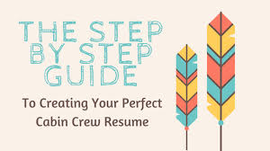 creating your perfect cabin crew cv
