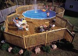 Above ground pool deck ideas. How To Build A Pool Deck Above Ground Pool Deck Plans