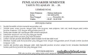 We did not find results for: Soal Pas Bahasa Indonesia Kelas 12 K13 Tahun 2020 2021 Websiteedukasi Com