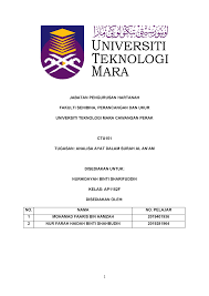 Aug 11, 2015 · sebelumnya saya akan menjelaskan tentang apa itu milestone. Analisa Surah An Am Ctu151 Studocu