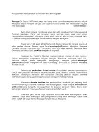 Ternyata kempen mencintai bahasa kebangsaan ini mendapat sambutan yang memberangsangkan. Pengalaman Menyaksikan Sambutan Hari Kebangsaan