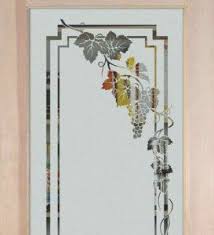 The quality of these etched glass kitchen cabinets is highly regulated by ensuring that all recommended standards in terms of measurements are strictly. Grapevines Ivy Designs Sans Soucie Art Glass Door Glass Design Kitchen Glass Doors Glass Art