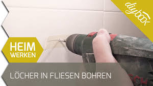 Locher In Fliesen Bohren Toilettenpapierhalter Montieren Youtube