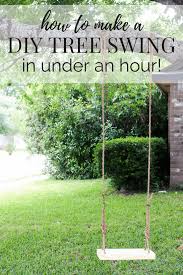 Buy wooden outdoor swings and get the best deals at the lowest prices on ebay! How To Make A Diy Tree Swing Love Renovations