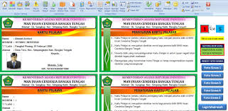 Aplikasi cetak kartu ujian siswa format excel/aplikasi kartu ujian sekolah semester 1 dan 2 format excel tahun 2018 ini sudah di sertai dengan foto anak ( peserta didik) yang akan mengikuti ujian tersebut. Aplikasi Raport Ma Dan Mts K 13 Sesuai Permendikbud Terbaru Mazguru