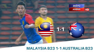 Tadi sudah tamat perlawanan separuh akhir badminton antara china dan malaysia. Malaysia B23 1 1 Australia B23 Perlawanan Persahabatan Astro Arena Youtube