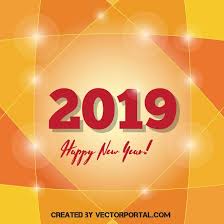 Happy New Year 2019 Vector Background Happy New Year 2019 Free Vector Images Backgrounds Free