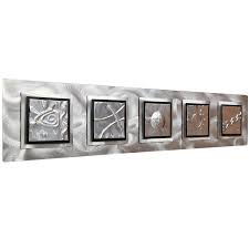 Black And Silver Metal Wall Decor Black And Silver Modern Abstract Metal Wall Art Home Accent Da C Cor Ready To Hang 5 Abstract Metal Wall Art Metal Wall Art Home Decor Sculptures
