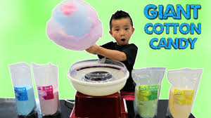 How To Make A Giant Cotton Candy Fairy Floss Kids Fun Diy With Ckn Toys Youtube