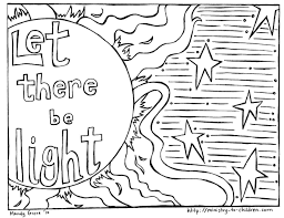 This post contains commissioned links. Creation Coloring Pages God Made The Sun Moon And Stars