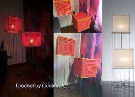 versleten vliesdoek van lotek lamp heb ik centina k centlovescolour vervangen door gehaakte hoezen elk vlak gehaakte vierkanten wandverlichting haaknaald