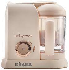 beaba babycook 4 in 1 steam cooker blender and dishwasher safe 4 5 cups rose gold baby cooking baby food makers baby food recipes