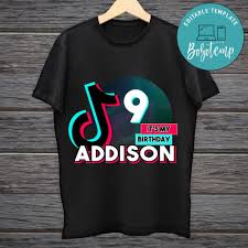Customizable Birthday Shirts Png Templates To Print Bobotemp