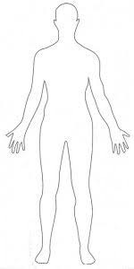 Human Drawing Outline Cartoon Health Information Blog Body Template Body Outline Human Body Drawing