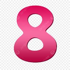 Numbered Clipart Vector, Number 8, 8, Number, Arractive Number PNG Image  For Free Download