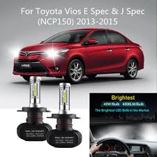 Notice also the plus sign to access the comparator tool where you can compare up to 3 cars at once side by side. For Toyota Vios E Spec J Spec Ncp150 2013 2015 Head Lamp H4 Led Light Car Headlight Auto Head Light Lamp 6000k Shopee Malaysia