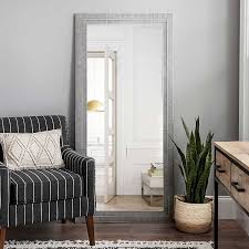 Product added to quote successfully. Silver Faux Hammered Full Length Mirror Kirklands