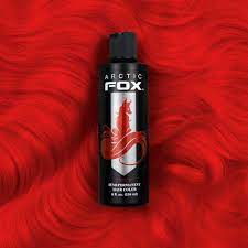 Arctic Fox Poison Semi Permanent Hair Dye Red Attitude Europe