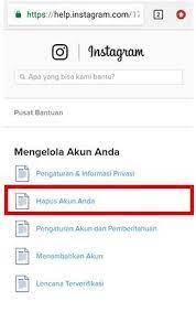 Nov 09, 2020 · jalantikus adalah website teknologi berbahasa indonesia yang menyajikan informasi gadget, game android, ios, film, anime dan informasi teknologi lainnya. Cara Menghapus Akun Instagram Permanen Dengan Mudah