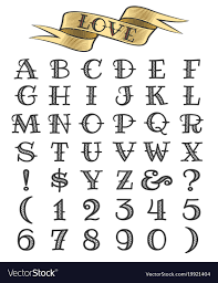 Angilla tattoo by måns grebäck. Tattoo Font Vector Tattoo