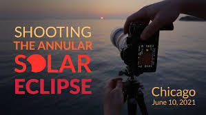 What does the map show? Shooting The Annular Solar Eclipse Chicago June 10 2021 Lonely Speck