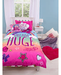 This Official Jojo Siwa Bows Single Bedding Set Is Inspired By The Dance Moms Star With Two Fu Single Bedding Sets Bed Linens Luxury Duvet Cover Master Bedroom