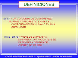 El Ministro Y La Etica Ministerial Parte 1 Ppt Descargar You use ministerial to refer to people, events, or jobs that are the prime minister's initial ministerial appointments haven't pleased all his supporters. el ministro y la etica ministerial