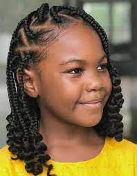 Kid Braids Coiffures Pour Enfant Filles Coiffures Naturelles Coiffure Fillette