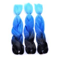 If you're considering braids for your afro hair, follow our aftercare, and maintenance advice for to keep them frizz free and intact for longer. Amazon Com Ombre Braiding Hair Kanekalon 3packs Jumbo Braiding Hair Extension Ombre Colors 3 Tone Kanekalon Braiding Hair Black Dark Blue Light Blue Beauty
